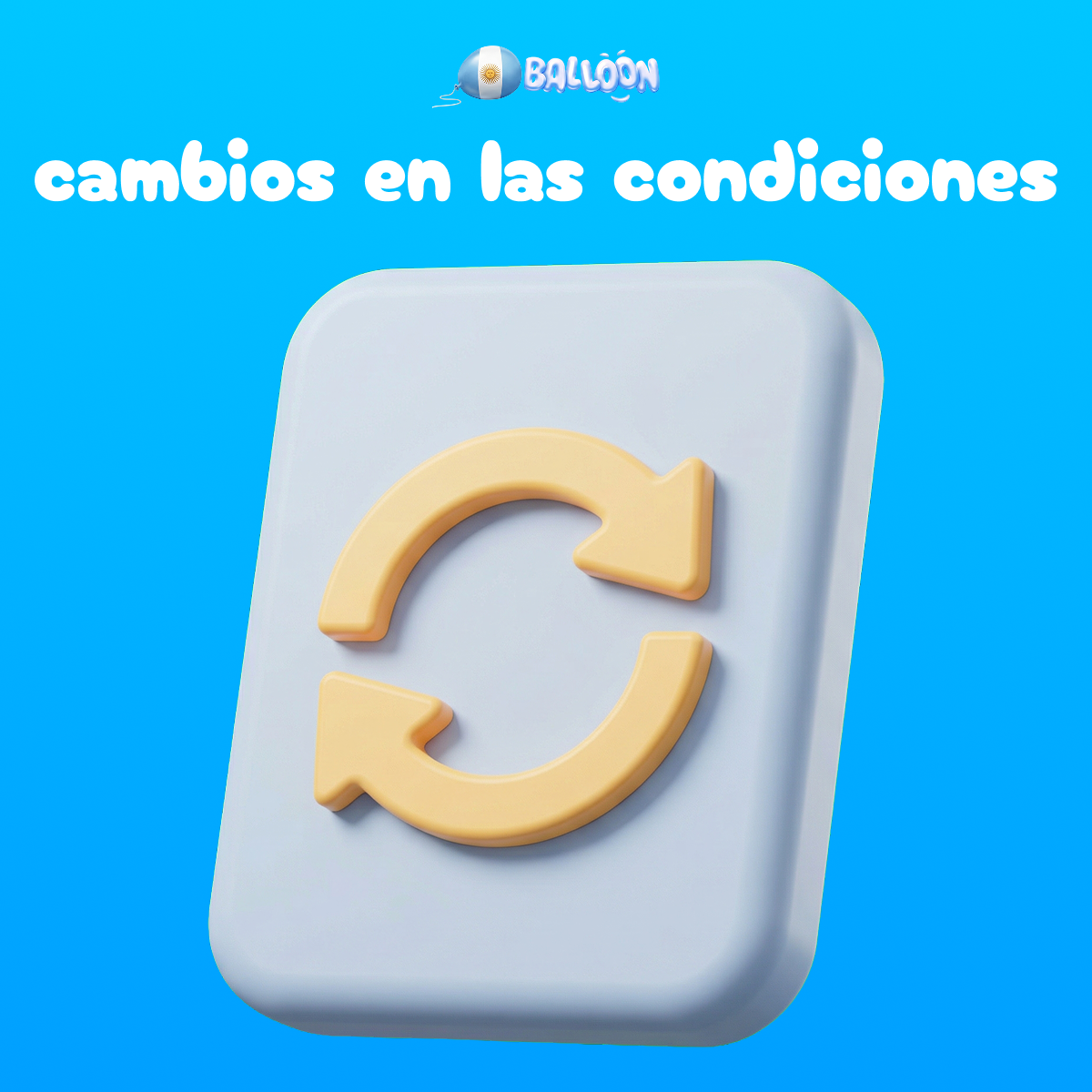 Actualización de términos legales de Balloon