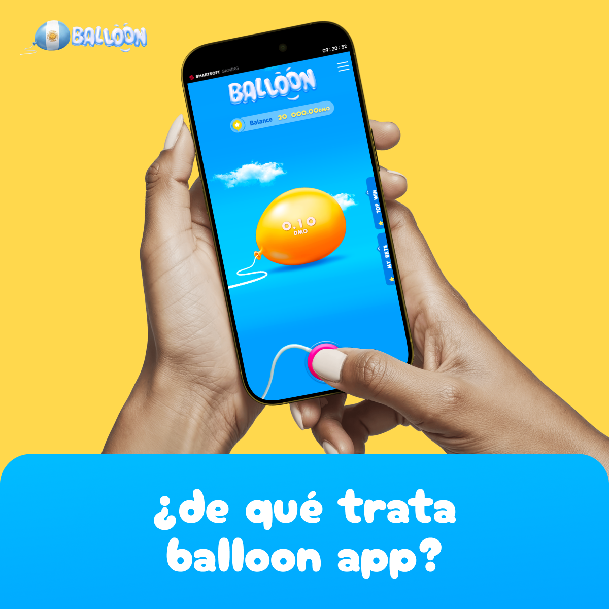 Concepto y recompensas de Balloon App
