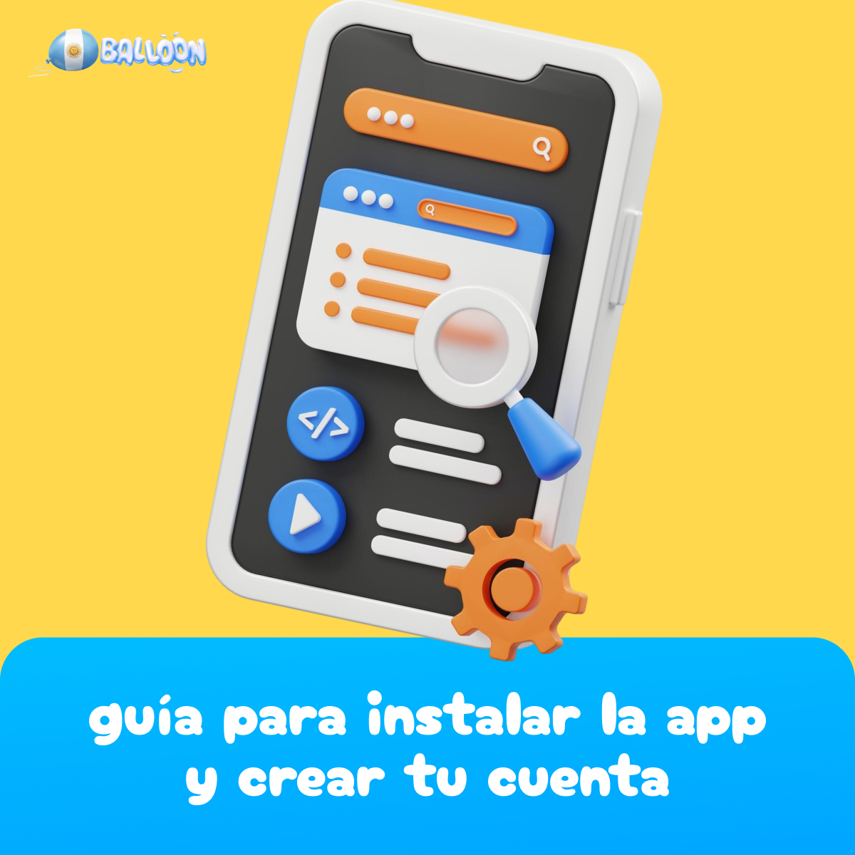 Instalación y registro en Balloon App