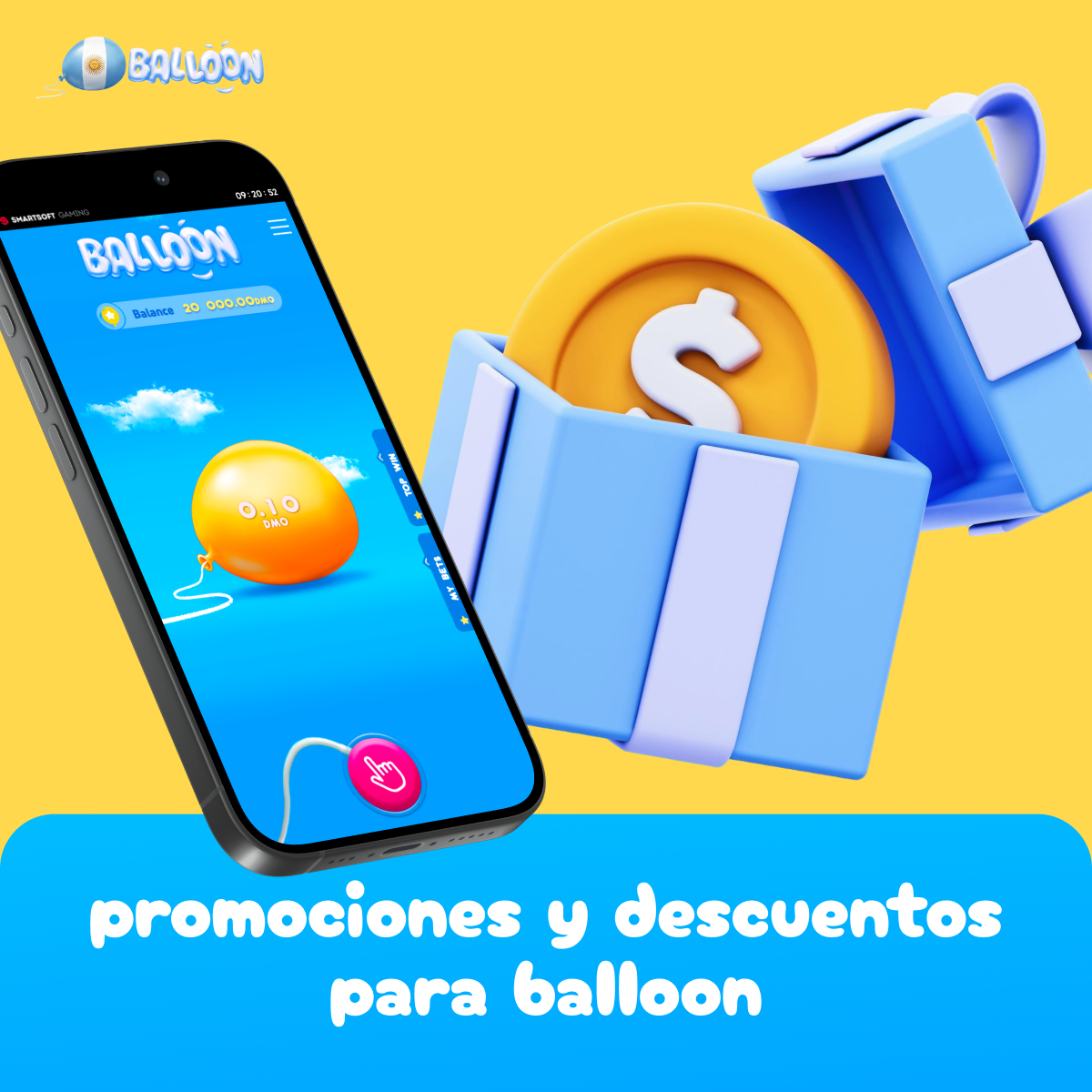 Bonos y ofertas disponibles en Balloon