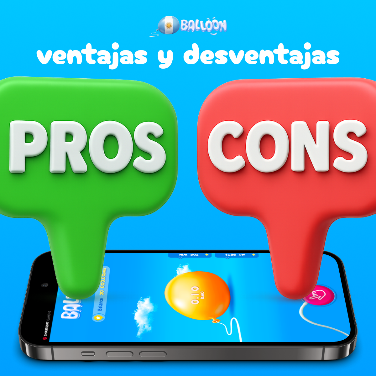 Pros y contras de usar Balloon
